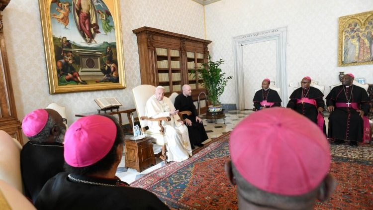 Ad limina látogatáson a namíbiai katolikus püspökök a Szentatyánál