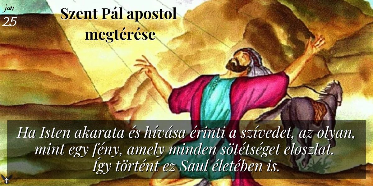 Szent Pál apostol megtérése – Ü