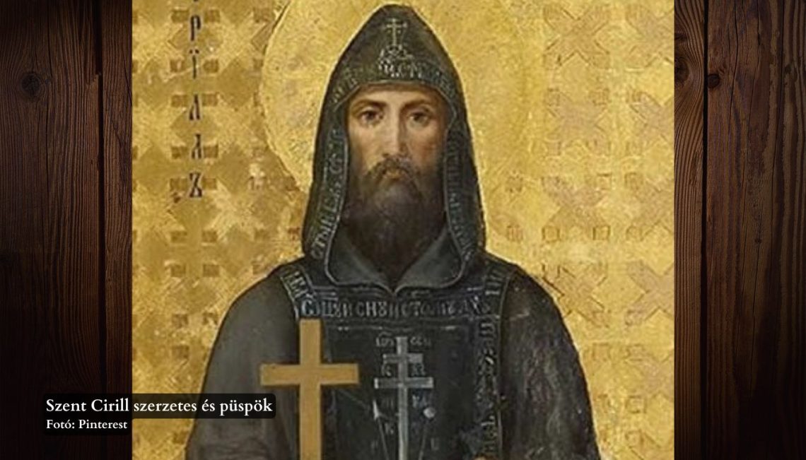 Szent Cirill szerzetes és püspök