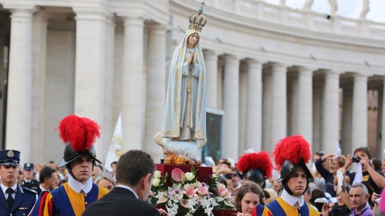 Az októberi máriás-jubileumra Rómába érkezik a Fatimai Szűzanya eredeti kegyszobra