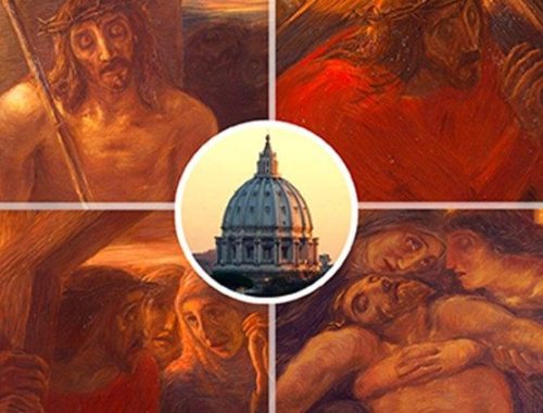 Previati keresztútja a Szent Péter bazilikában: művészet és hit közös útja a böjti időszakban