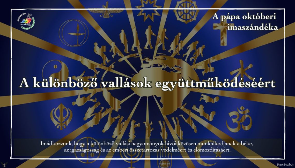 A pápa októberi imaszándéka: A különböző vallások együttműködéséért