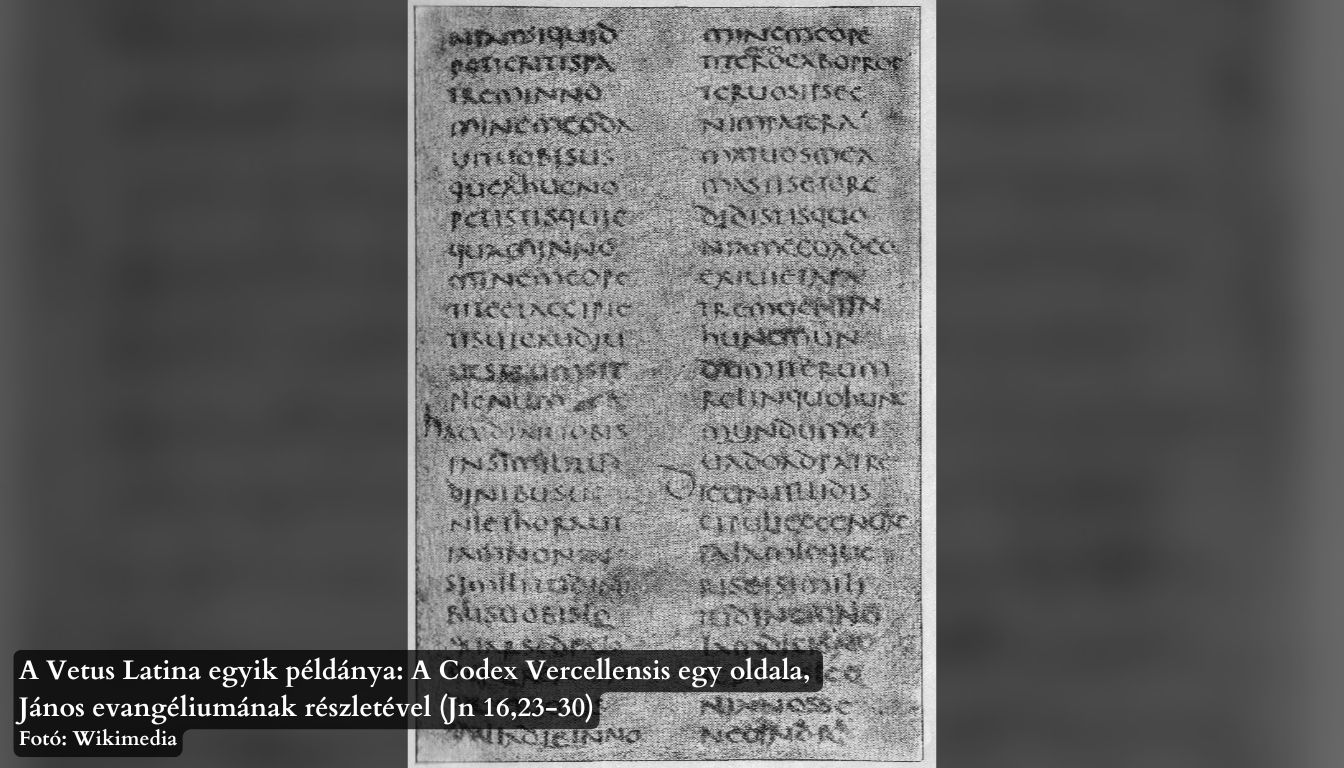 A Szentírás görög szövegeinek latin fordításai (az úgynevezett Vetus Latina) elterjednek a nem görögül beszélő közösségekben A Szentírás görög szövegeinek latin fordításai (az úgynevezett Vetus Latina) elterjednek a nem görögül beszélő közösségekben