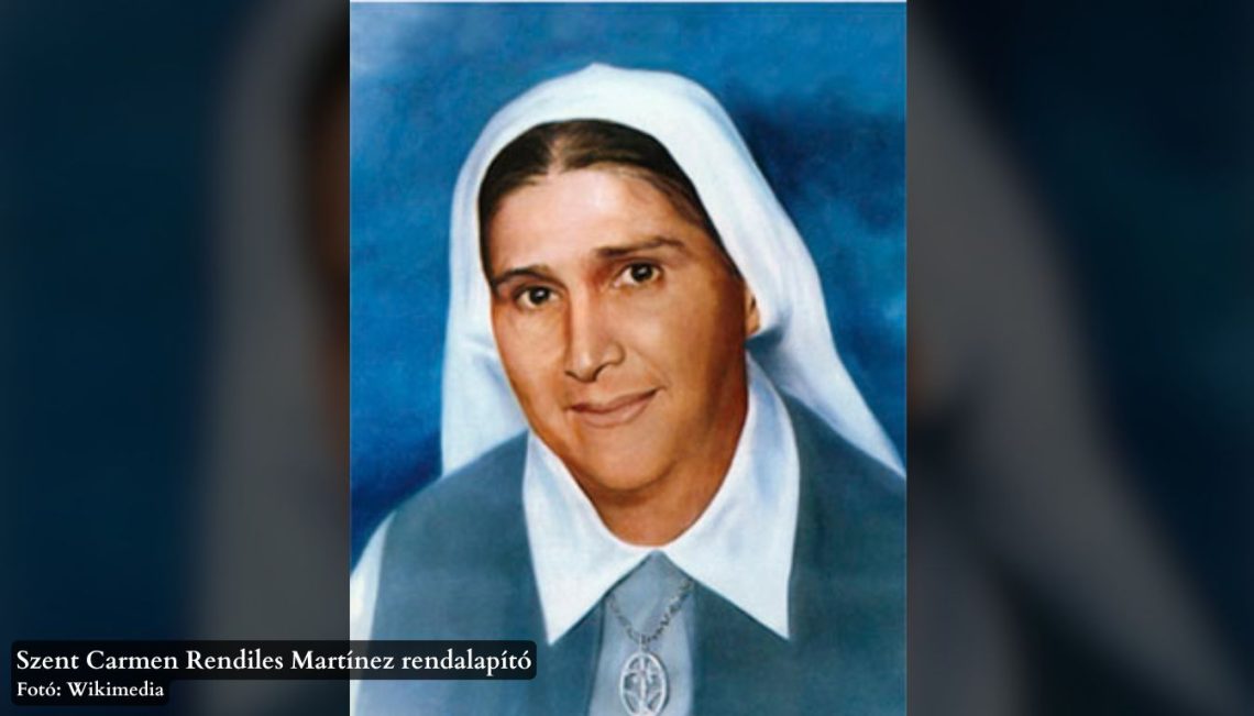 Szent Carmen Rendiles Martínez rendalapító